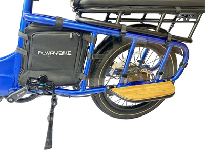 Deilyk Cargo blue electric bike with premium paint finish and high quality Japanese braking system